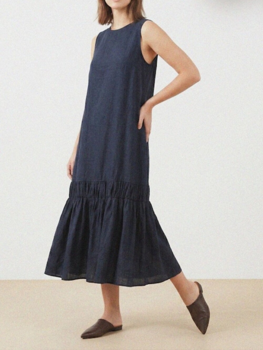 New P.Cill Blue Cotton Dress XS